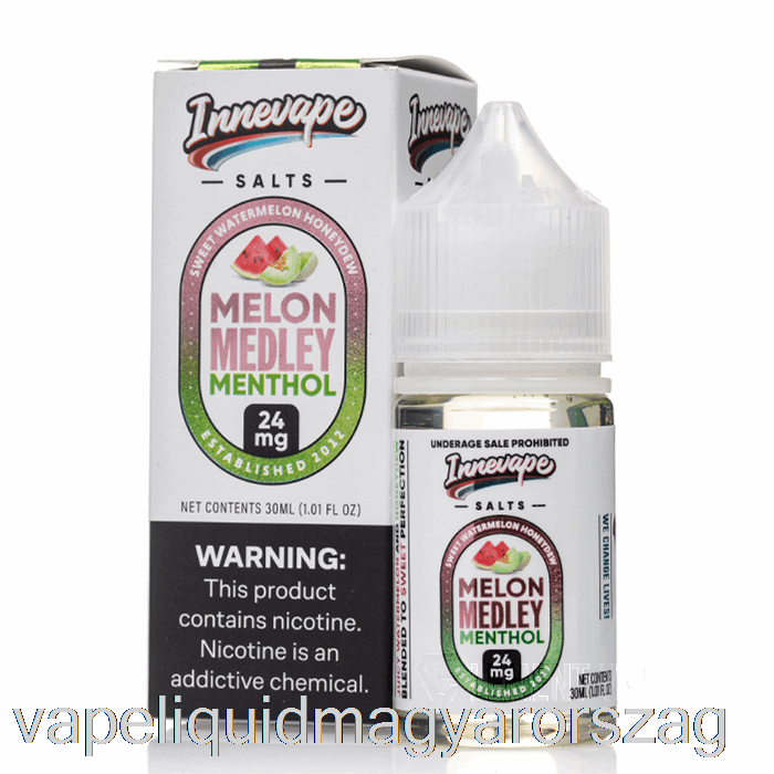 Dinnye Vegyes Mentol Sók - Innevape E-liquids - 30 Ml 50 Mg Vape Folyadék